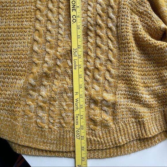 It's Our Time Cable Knit Cowl Neck Sweater - Picture 8 of 9